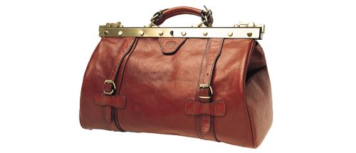 Sac diligence en cuir Katana K 8253 - Marron