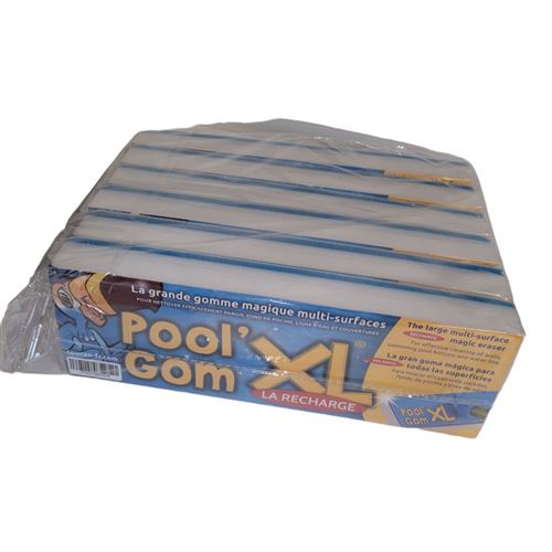 lot de 6 recharges pour Tête de Balais - Pool Gom XL - toucan - TOU-400-0012-X6