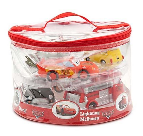 Disney Parks Exclusive Deluxe Cars 6 Piece Squeeze Toy Set
