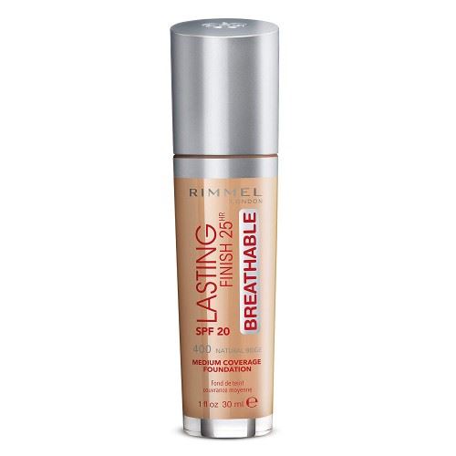 Rimmel Fond de Teint Respirable Fini Durable 400 Beige Naturel X 3