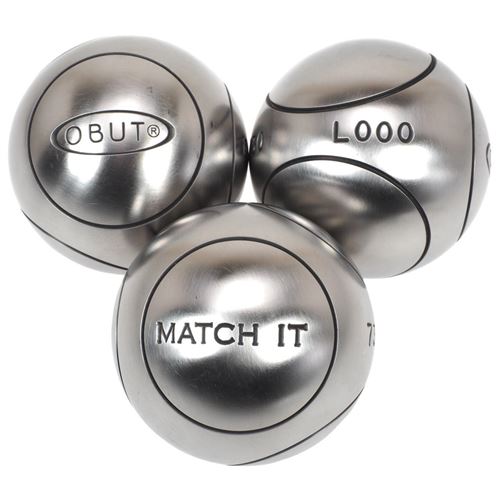 Obut Match It Inox 76mm Deco G Boules De Petanque Jeux De Plein Air Et Sports Jeux Et Jouets Kalchem Com Pl