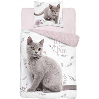 Animaux Parure De Lit Chat Et Chaton Gris Housse De Couette Coton Achat Prix Fnac Animaux Parure De Lit Chat Et Chaton Gris Housse De Couette Coton Achat Prix Fnac