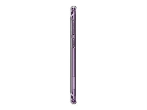 Spigen Rugged Crystal - Achterzijde behuizing voor mobiele telefoon - thermoplastic polyurethaan (TPU) - kristalhelder - voor Samsung Galaxy S9