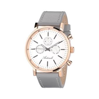 ANTONELI Montre Homme Quartz bracelet Gris En Cuir ANT1090 ANTONELI Montre Homme Quartz bracelet Gris En Cuir ANT1090
