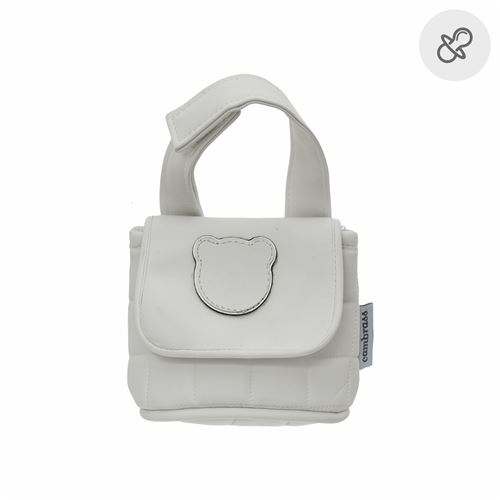 Étui Range-Sucette Gofre Beige 7X10X9 Cm