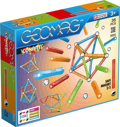 Confetti Geomag 35 pi&egrave;ces- PIECE DETACHEE MODELISME