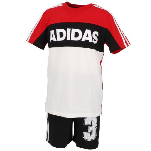 Ensemble set Adidas Lk g ss rge blk set tee cdt Rouge taille : 3à4AN réf : 90961