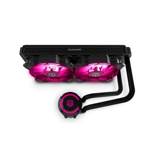 Kit de Réfrigération NOX Nox Hummer H-240 Aura (2 Pcs) LED Noir