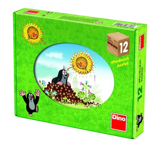 Dino Toys Cubes en Bois, 641068