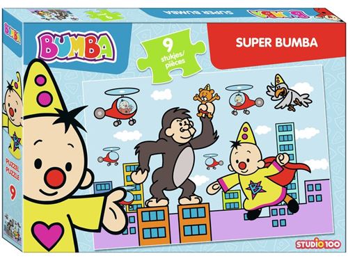 Studio 100 puzzle Super-Bumba junior 9 pièces