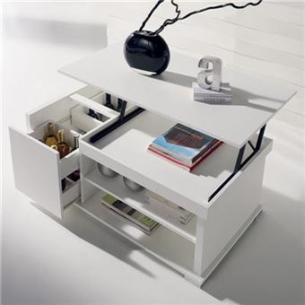 816 16 Sur Table Basse Modulable Blanche Design Aude 2 L 110 X P