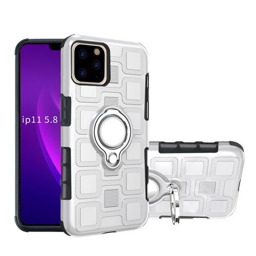 Coque de protection avec support pour Apple iPhone 11 6.1 - Argent