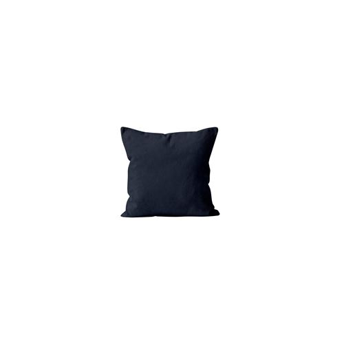 Coussin déhoussable 60x60 cm ALIX bleu jean par Soleil d'ocre