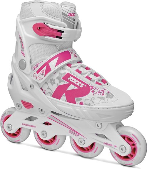 Roces patins à roues alignées Jokey 2.0 filles blanc / rose