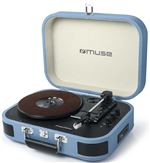 Platine vinyle Bluetooth Muse MT-201 BTB Bleu