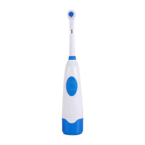 Brosse à dent électrique rotative avec 1 têtes de brosse à dent Bleu