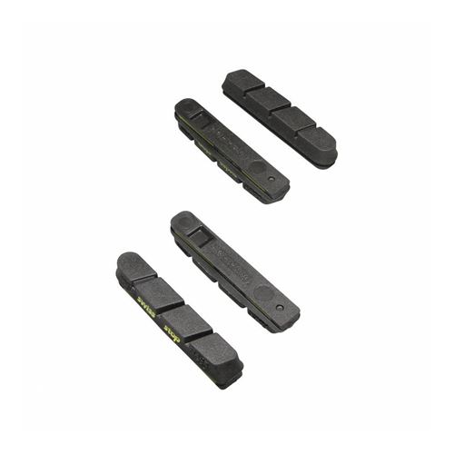 Patin de frein route swissstop black prince pour campa jante carbone -gommee- Noir