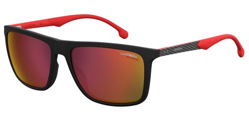 Carrera Eyewear lunettes de soleil 8032/S homme noir avec verres rouges