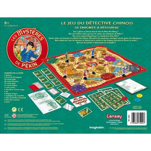 Jeu De Deduction Lansay Les Mysteres De Pekin Le Jeu Du Detective Chinois Autre Jeu De Societe Achat Prix Fnac Jeu De Deduction Lansay Les Mysteres De Pekin Le Jeu Du Detective Chinois Autre Jeu De Societe Achat Prix Fnac