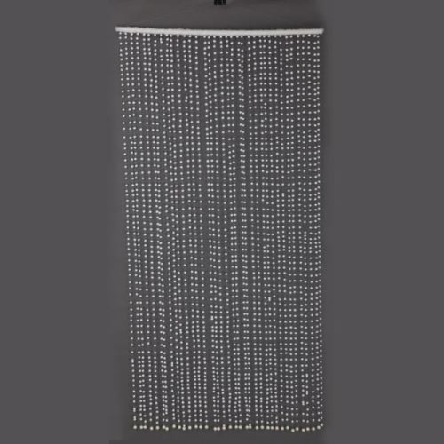 Rideau flocons Blanc en polyfoam 90x180 cm