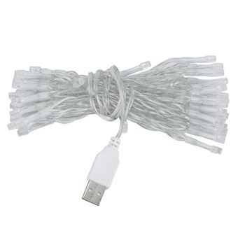 Kolpop Guirlande Lumineuse Photo,5M 50LED Guirlande Photo Avec 30 Clips,Batterie Alimenté Guirlande Lumineuse Interieur Decoration Pour Chambre,Fête, Mariage,Blanc Chaud