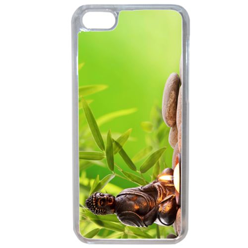 Coque Zen Attitude Bouddha Bougie Compatible Iphone 7 Transparent