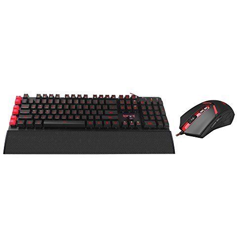 Redragon S102 YAKSA Clavier Gaming USB Programmable, Rétro-éclairage Commutable avec 7 Couleurs, NEMEANLION Ensemble Clavier Gaming