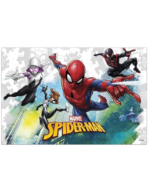 Procos - Spider-Man Team-up (120 x 180 cm) Nappe en plastique 120 x 180 cm multicolore Taille unique 89449
