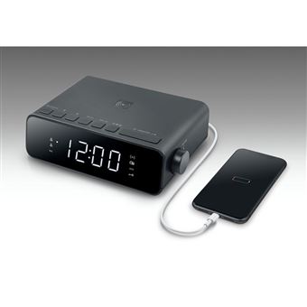 Muse M-175 WI - Radio-réveil - - chargement sans fil