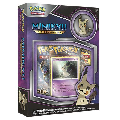 Pokemon TCG Mimikyu Premium Collection Box avec une épingle spéciale Mimikyu