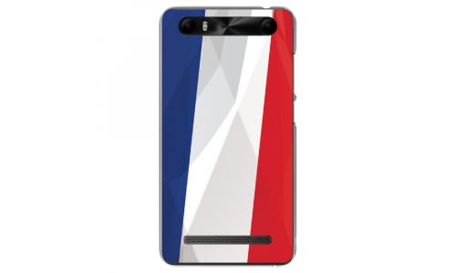 Coque souple pour Konrow Just5 avec impression Motifs drapeau de la France