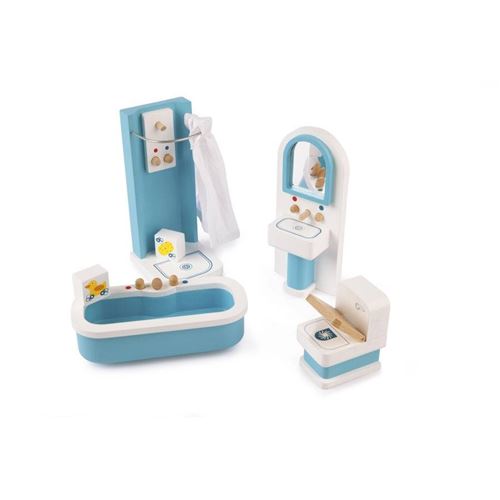 Tidlo Dollhouse en bois Salle de jeu