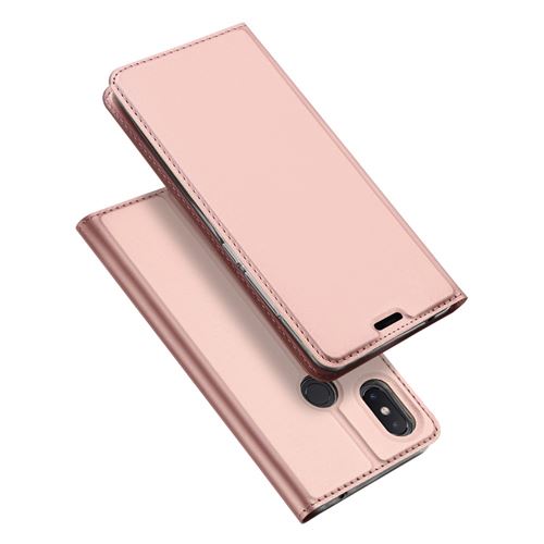 Etui en PU or rose pour votre Xiaomi Mi 8 SE