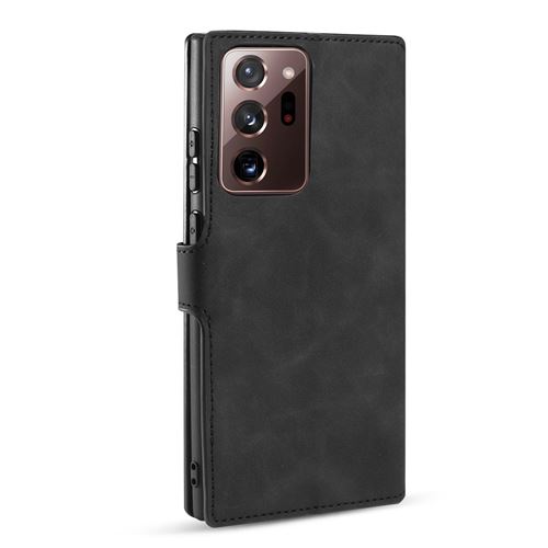 Etui Samsung Portefeuille Noir Pu Pour Galaxy Note 20 Ultra - Antichoc Avec 3 Emplacement Cartes