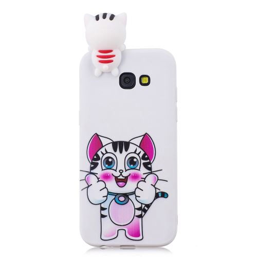 Coque en TPU impression de motifs de poupées mignonnes en 3D tigre pour votre Samsung Galaxy J4 Plus