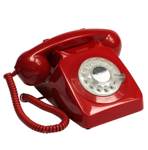 téléphone rétro GPO 746 rouge