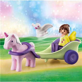 Playmobil 1.2.3 70401 Chariot licorne avec fée