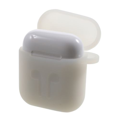 Coque en silicone gel anti-poussière souple transparent pour votre Apple AirPods
