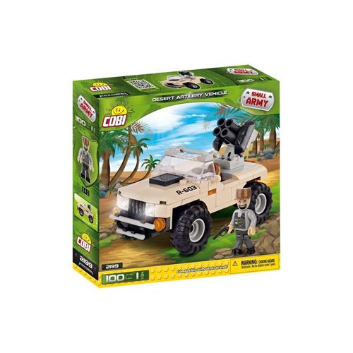 COBI-Small Army Desert Artilery de Vehicle 2199, 100 comprimés