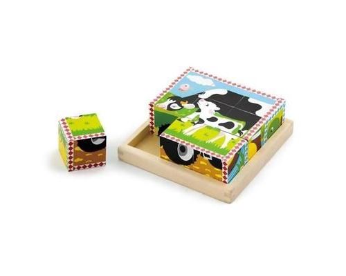 New classic toys - 0528 - puzzle en bois - cube…
