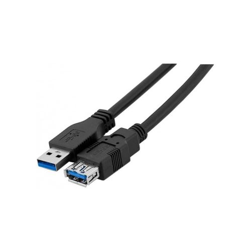 exertis Connect - Rallonge de câble USB - USB type A (F) pour USB type A  (M) - USB 3.0 - 1.8 m - noir