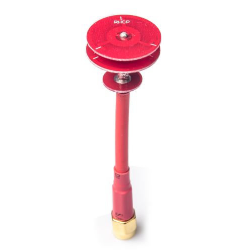 5.8G 5dBi 50W Omnidirectionnel Omni FPV Flat Panel RHCP Rouge Trou Intérieur Rouge RP-SMA