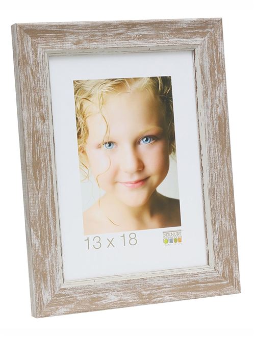 Deknudt Cadres Photo, Résine, Beige, 10 x 15 cm