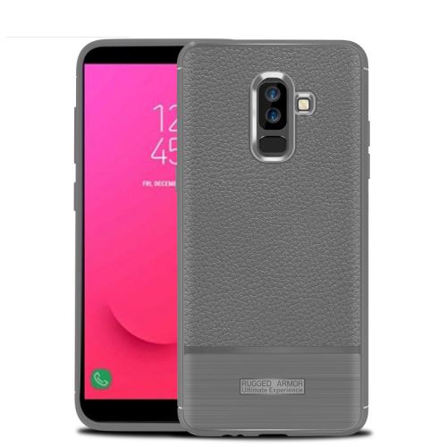 Etui Coque de protection antichoc souple pour Samsung Galaxy J8 2018 - Gris