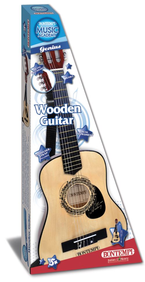 Guitare en bois 75 cm avec sacoche et bandoulière - Instruments de musiques  - Achat & prix