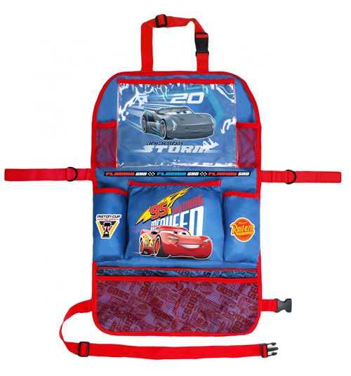 Disney organisateur de siège de voiture Cars58 x 35 cm bleu