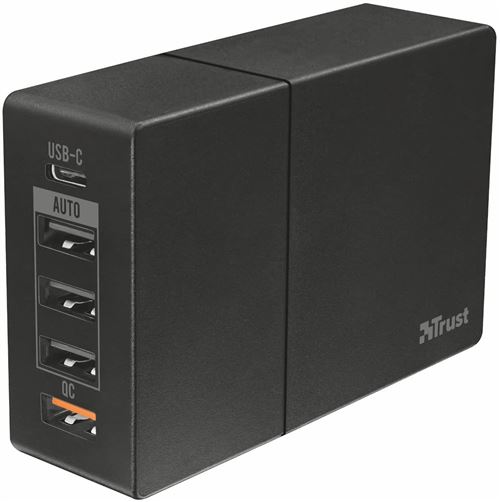Trust Urban Chargeur USB 5 Ports Noir