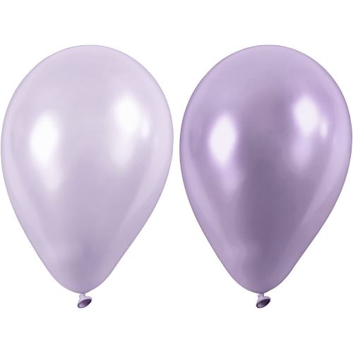 Creotime ballons pour hélium 10 pièces violet