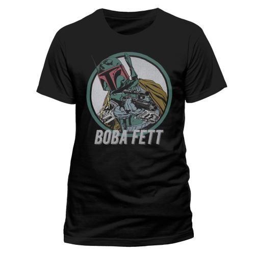 Star Wars - T-Shirt BOBA FETT - Unisexe (S) (Noir) - UTCI301