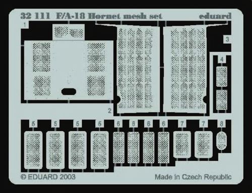 F/a-18 Hornet Mesh Set - 1:32e - Eduard Accessories